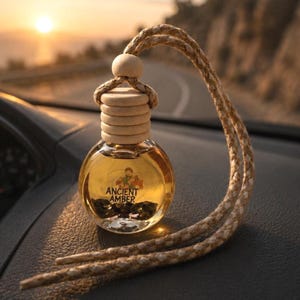 Ancient Amber Car Diffuser | Earthy, Aromatherapy Auto Freshener