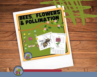 Bees, Flowers, & Pollination Printable Curriculum Lessons