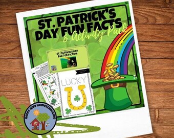 Fun Facts about St. Patrick's Day Homeschool Curriculum with CRAFT!