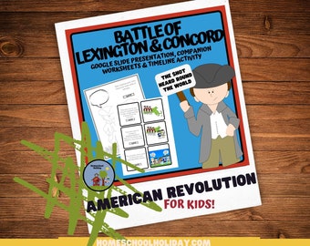 Battles of Lexington & Concord-  Homeschool Curriculum