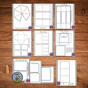 Interactive Notebook & Lapbook Template Pack Homeschool Curriculum image 5