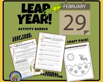 Leap Year Activities - Homeschool Curriculum Leap Day February 29