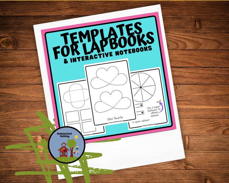 Interactive Notebook & Lapbook Template Pack Homeschool Curriculum image 1