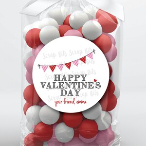 Valentine's Day Stickers, Gummy Bear Valentine Stickers, Personalized – The  Label Palace