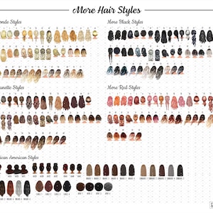 The image is a collage of various hair styles, including different types of hair colors, textures, and styles. It provides a visual representation of the diverse range of hair styles available, ranging from more natural and blonde to more bold and vibrant colors. The image does not contain any text, and the descriptions provided focus on the visual representation of the hair styles without any additional information.