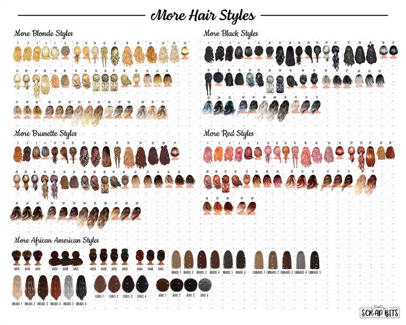The image is a collage of various hair styles, including different types of hair colors, textures, and styles. It provides a visual representation of the diverse range of hair styles available, ranging from more natural and blonde to more bold and vibrant colors. The image does not contain any text, and the descriptions provided focus on the visual representation of the hair styles without any additional information.