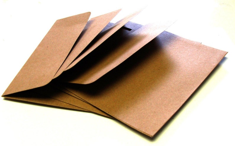 25 Natural Kraft RSVP Envelopes . 4bar Envelopes . 3.625 X | Etsy