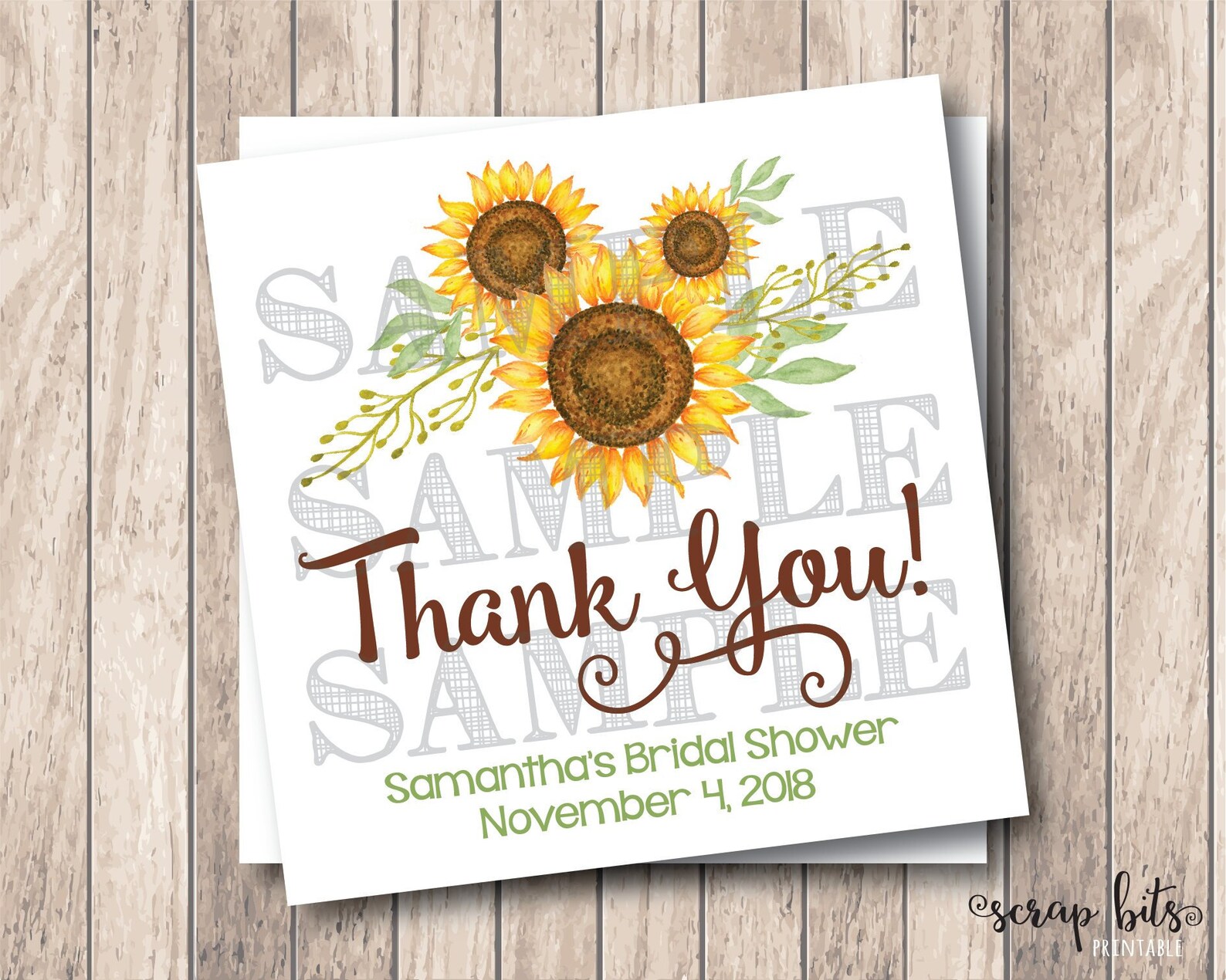Sunflower Baby Shower Invitation Sunflower Invitation Etsy