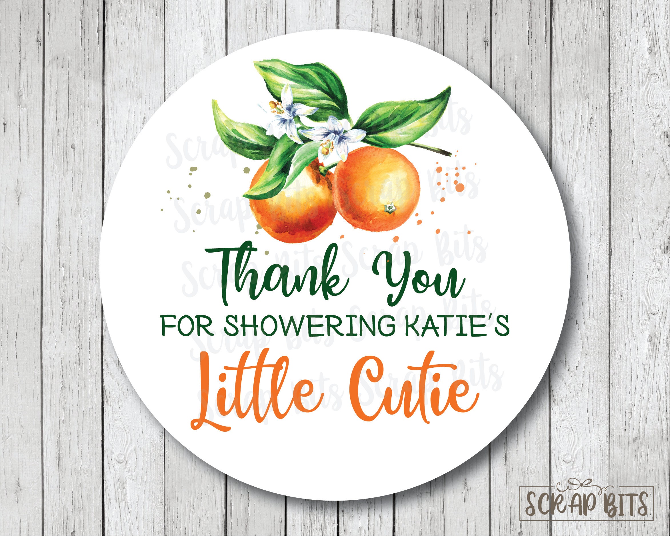 Thank You For Showering Our Little Cutie . Little Cutie Baby Etsy