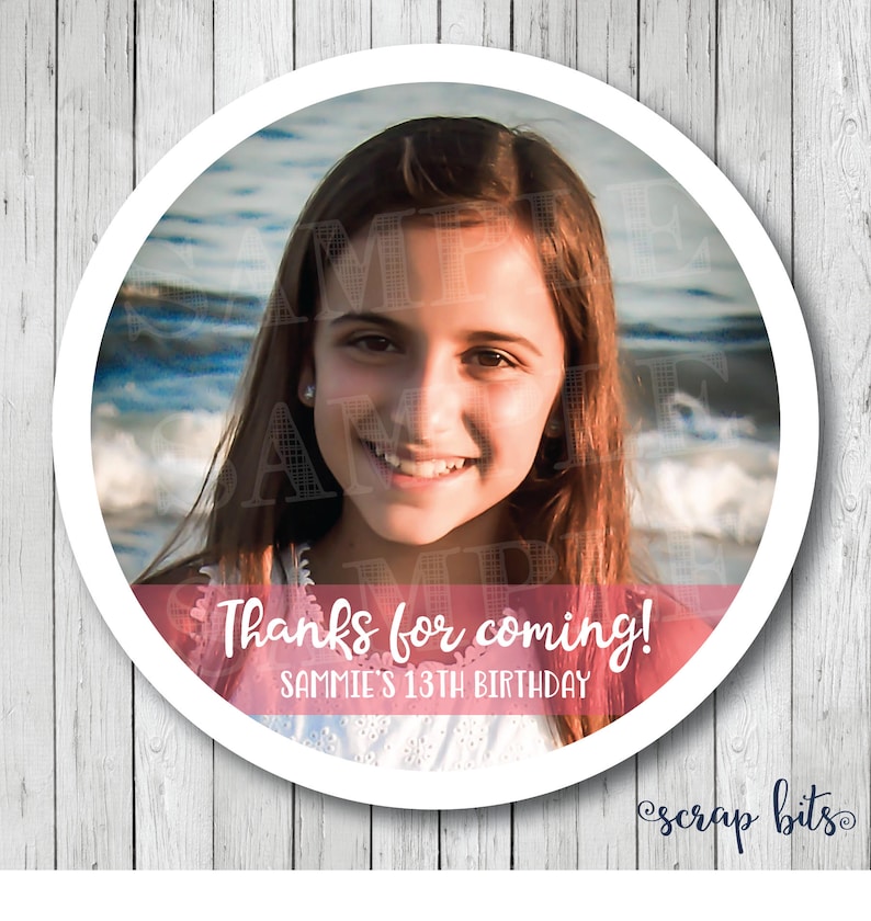 Custom Personalized Photo Stickers Wedding Photo Labels Etsy