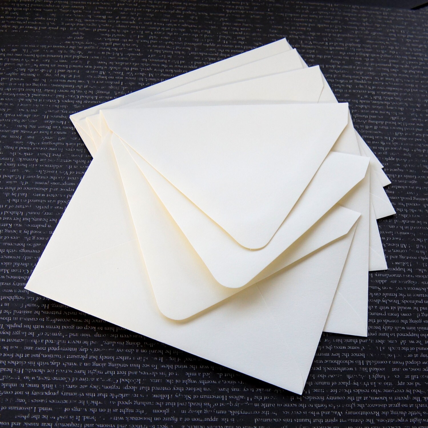 8 Pointed Flap A2 Envelopes in Cream . 4 3/8 x 5 Etsy