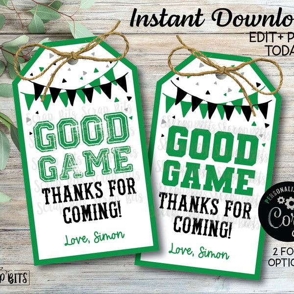 Sports Birthday Favor Editable Tag Etsy Sports Birthday Favor Editable Tag Etsy
