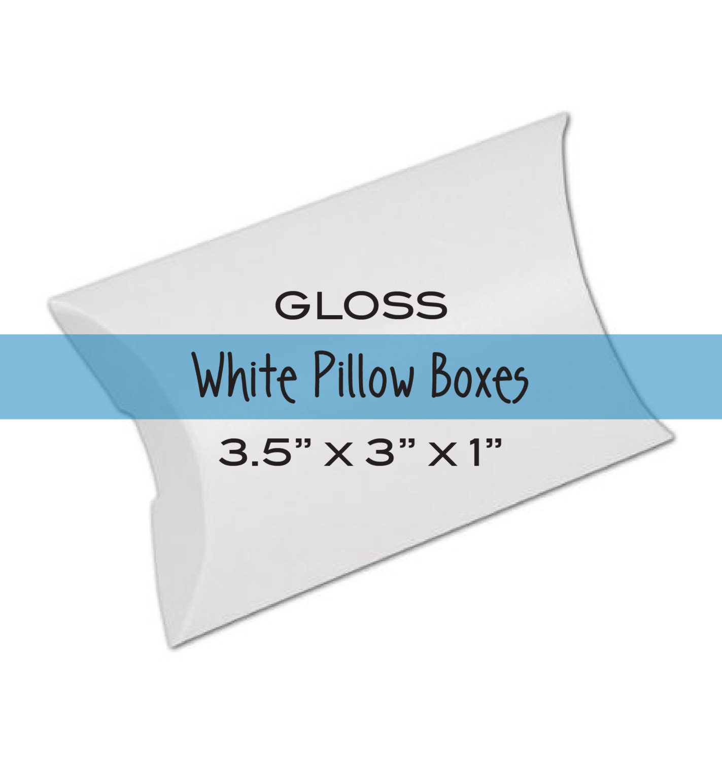 10 Small White Pillow Boxes or Jewelry Boxes for Treats Etsy