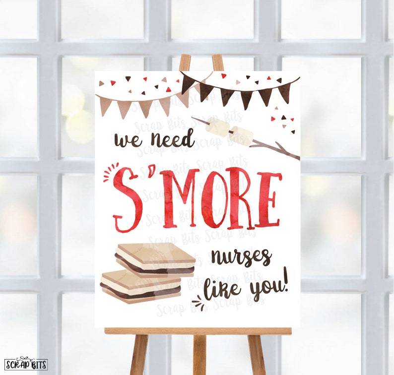 We Need S more Nurses Like You Smore Nurses Sign Etsy we-need-s-more-nurses-like-you-smore-nurses-sign-etsy