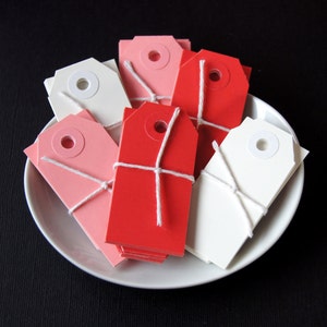 30 etiquetas pequeñas para manualidades de San Valentín, etiquetas para envío de paquetes pequeños para manualidades. 2 3/4 x 1 3/8. OFERTA