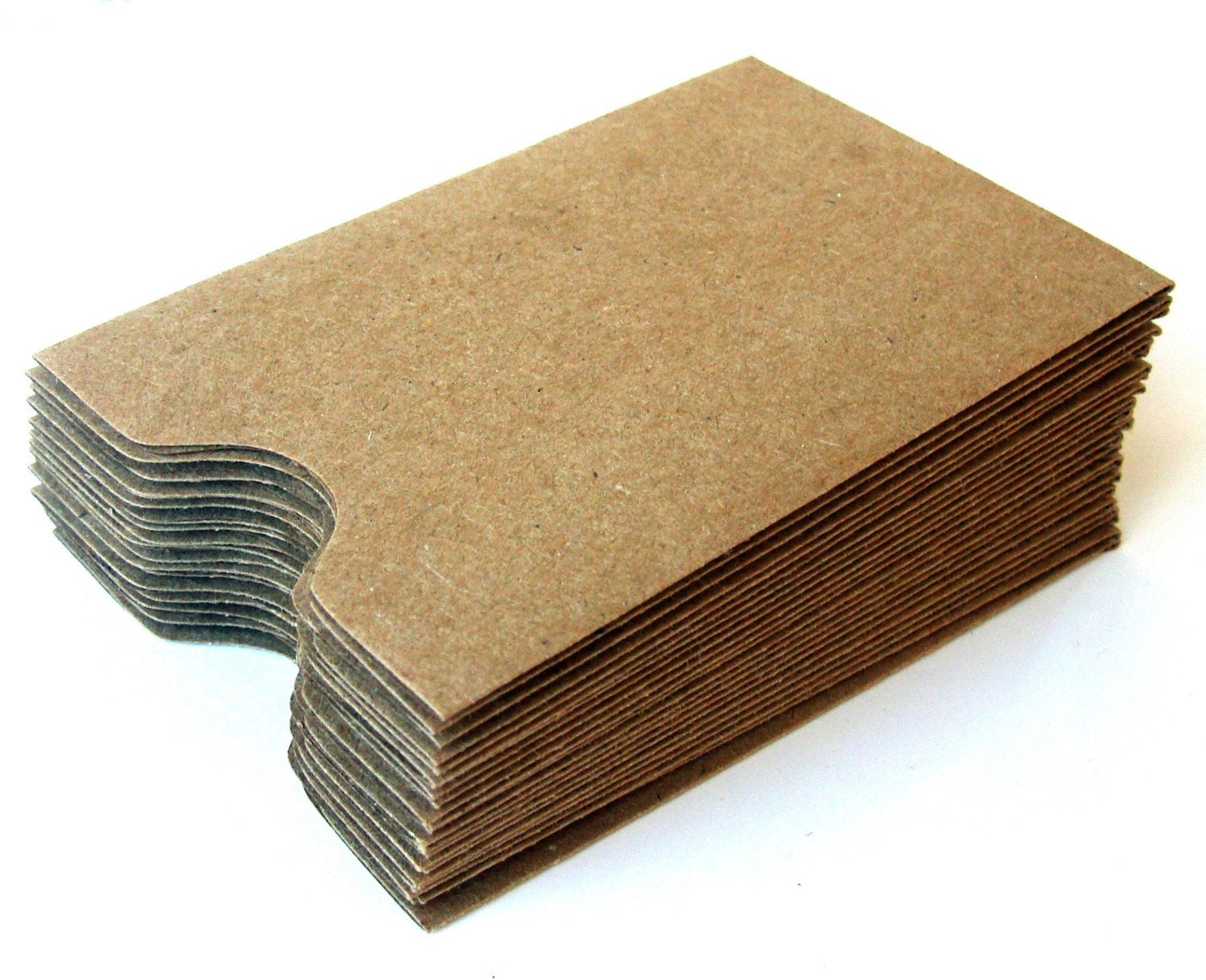 20 Mini Natural Kraft Card Sleeves . Brown Bag Sleeve Etsy