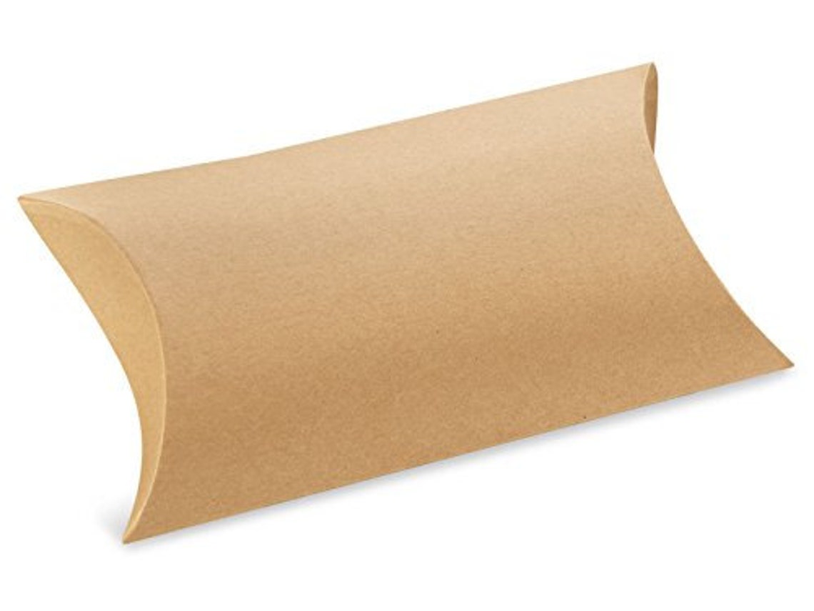 25 Large Kraft Pillow Boxes for Treats Packaging & Gift Wrap Etsy