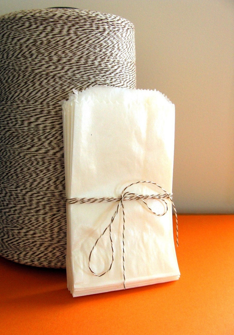 25 Small Flat Glassine Bags . 2.75 X 4.25 Etsy