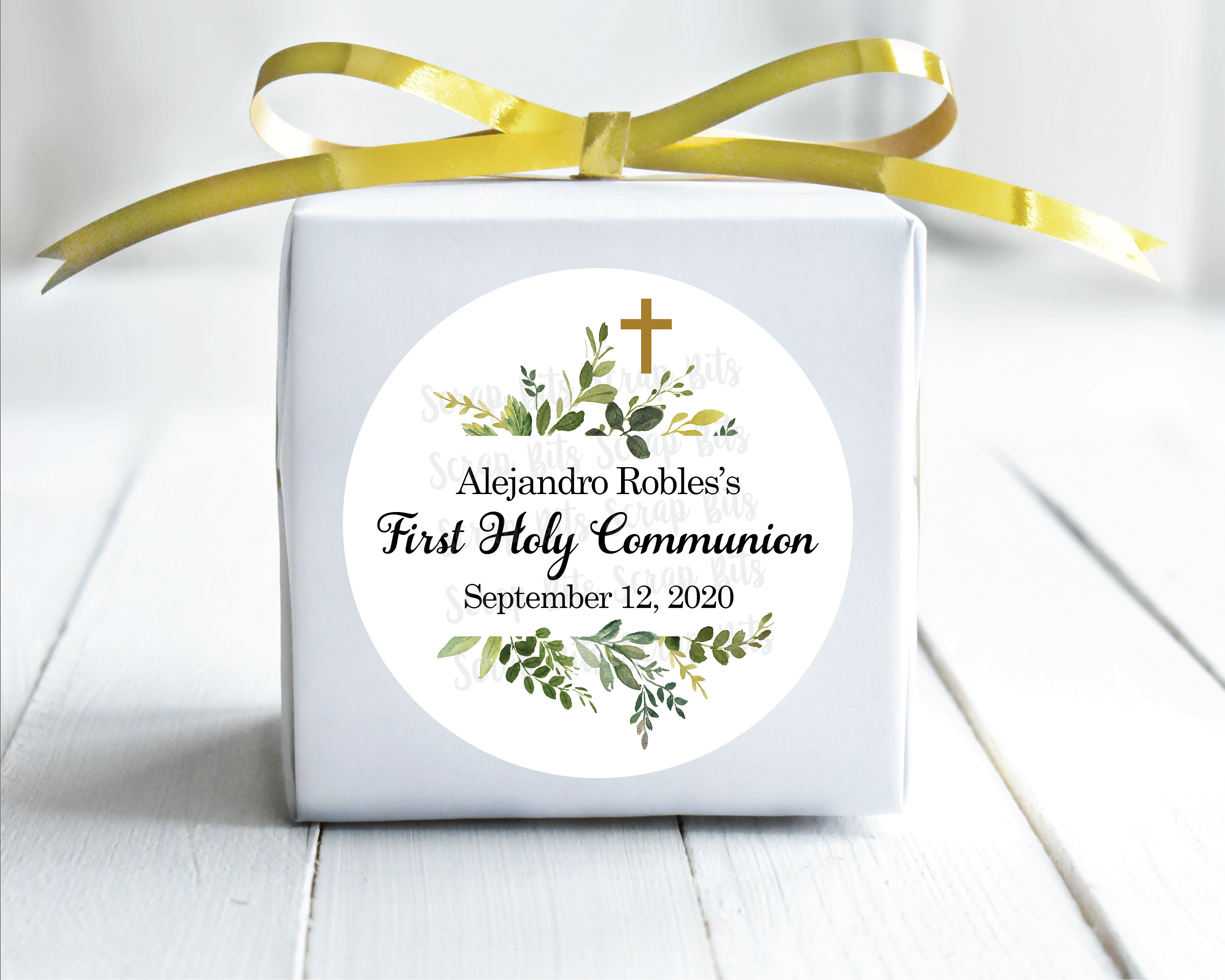 Stickers, Labels & Tags Favor Tags or Labels Bag Tags Communion Thank You  Stickers You Choose Size Personalized First Communion Party Favor Tags  Labels etna.com.pe