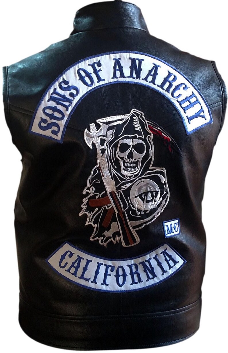 Sons Of Anarchy Jax Teller Leather Jacket Hoodie Black Leather Jacket Harley B E - Foto 6