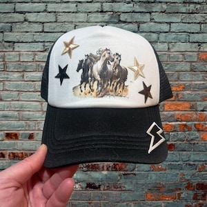 Western Wild Horses Trucker Hat