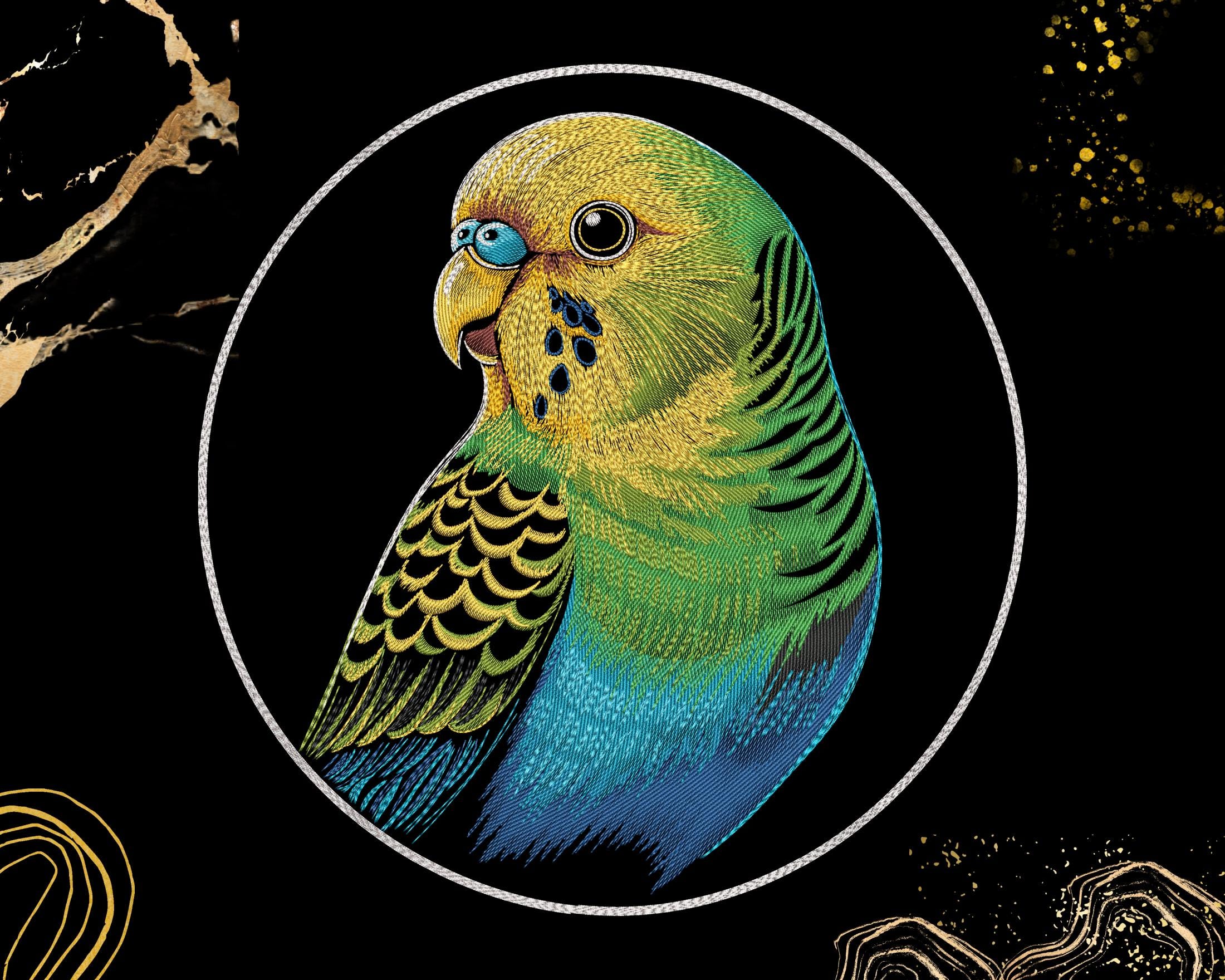 緑のインコのアート - Etsy 日本