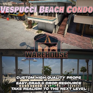 GTA V: Vespucci Beach Condo / Accesorios personalizados / Compatible con FiveM / Optimizado / Alta calidad / Fácil instalación / Entrega rápida / GTARP
