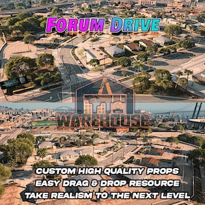 GTA V : Forum Drive | Accessoires personnalisés | Prêt pour le FiveM | Optimisé | Haute qualité | Installation facile | Livraison rapide | GTRAP