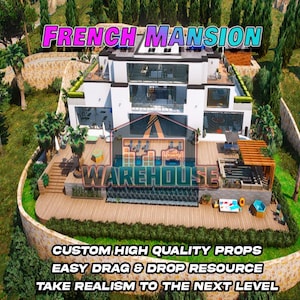GTA V : Manoir français | Accessoires personnalisés | Prêt pour le FiveM | Optimisé | Haute qualité | Installation facile | Livraison rapide | GTRAP