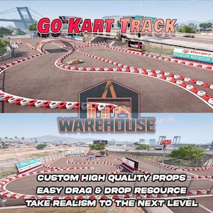 GTA V: Pista Go Kart / Accessori personalizzati / FiveM Ready / Ottimizzato / Alta qualità / Facile installazione / Consegna rapida / GTARP