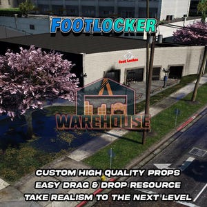 GTA V: Footlocker / Accesorios personalizados / Compatible con FiveM / Optimizado / Alta calidad / Fácil instalación / Entrega rápida / GTARP
