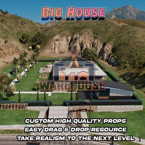 GTA V : une grande maison | Accessoires personnalisés | Prêt pour le FiveM | Optimisé | Haute qualité | Installation facile | Livraison rapide | GTRAP