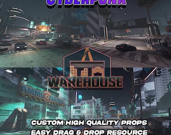 GTA V: Cyberpunk | Custom Props | FiveM Ready | Optimized | High Quality | Easy Installation | Fast Delivery | GTARP