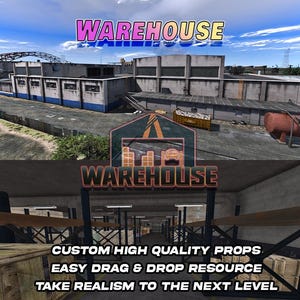 GTA V : entrepôt | Accessoires personnalisés | Prêt pour le FiveM | Optimisé | Haute qualité | Installation facile | Livraison rapide | GTRAP