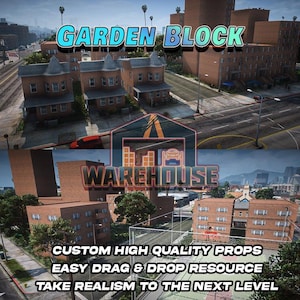 GTA V : Pavillon de jardin | Accessoires personnalisés | Prêt pour le FiveM | Optimisé | Haute qualité | Installation facile | Livraison rapide | GTRAP