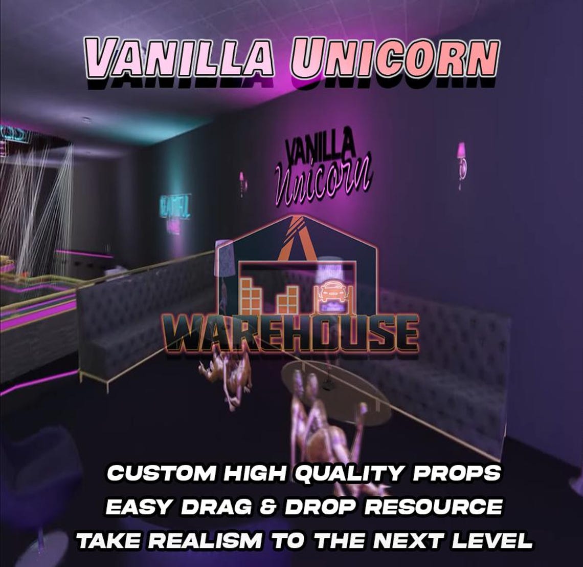GTA V: Vanilla Unicorn | Custom Props | Fivem Ready | Optimized | High ...