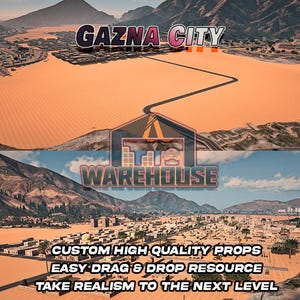 GTA V: Gazna City | Custom Props | FiveM Ready | Otimizado | Alta qualidade | Fácil instalação | Entrega rápida | GTARP MILSIM