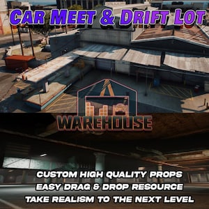 GTA V : Car Meet & Drift Lot | Accessoires personnalisés | Prêt pour le FiveM | Optimisé | Haute qualité | Installation facile | Livraison rapide | GTRAP
