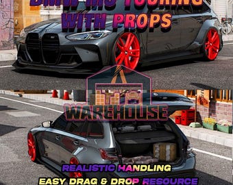 GTA V: BMW M3 Touring | Custom Props | FiveM Ready | Optimized | High Quality | Easy Installation | Fast Delivery | GTARP