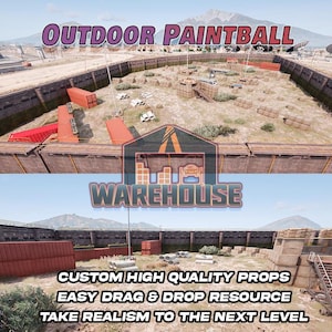 GTA V : paintball extérieur | Accessoires personnalisés | Prêt pour le FiveM | Optimisé | Haute qualité | Installation facile | Livraison rapide | GTRAP