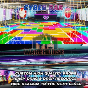 GTA V: Cyber Bar / Accesorios personalizados / Compatible con FiveM / Optimizado / Alta calidad / Fácil instalación / Entrega rápida / GTARP
