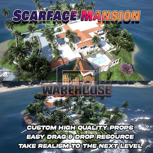 GTA V : le manoir Scarface | Accessoires personnalisés | Prêt pour le FiveM | Optimisé | Haute qualité | Installation facile | Livraison rapide | GTRAP