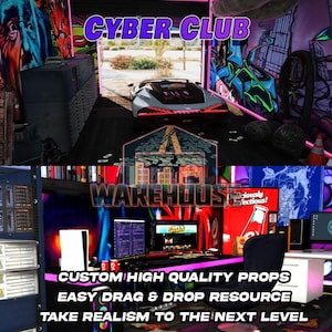 GTA V : Cyberclub | Accessoires personnalisés | Prêt pour le FiveM | Optimisé | Haute qualité | Installation facile | Livraison rapide | GTRAP