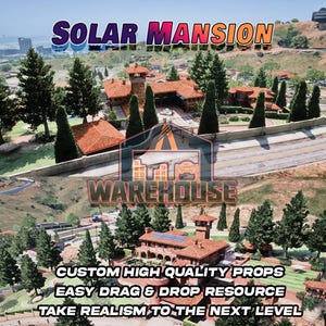 GTA V: Solar Mansion | Benutzerdefinierte Requisiten | FiveM Bereit | Optimiert | Hohe Qualität | Einfache Montage | Schnelle Lieferung | GTARP