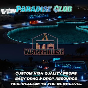 GTA V : club paradisiaque | Accessoires personnalisés | Prêt pour le FiveM | Optimisé | Haute qualité | Installation facile | Livraison rapide | GTRP