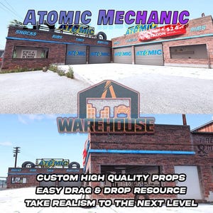 GTA V : mécanique atomique | Accessoires personnalisés | Prêt pour le FiveM | Optimisé | Haute qualité | Installation facile | Livraison rapide | GTRAP