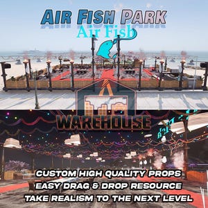 GTA V: Air Fish Park | Benutzerdefinierte Requisiten | FiveM Bereit | Optimiert | Hohe Qualität | Einfache Montage | Schnelle Lieferung | GTARP