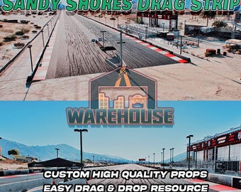 GTA V: Sandy Shores Drag Strip | REALISTIC | Props | FiveM Ready | Optimized | High Quality | Easy Installation | Fast Delivery | GTARP