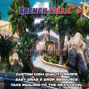 GTA V : villa française | Accessoires personnalisés | Prêt pour le FiveM | Optimisé | Haute qualité | Installation facile | Livraison rapide | GTRAP