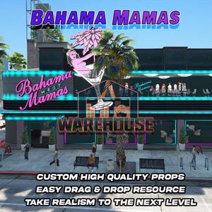 GTA V: Bahama Mamas | Aangepaste rekwisieten | Klaar voor FiveM | Geoptimaliseerd | Hoge kwaliteit | Eenvoudige installatie | Snelle levering | GTARP
